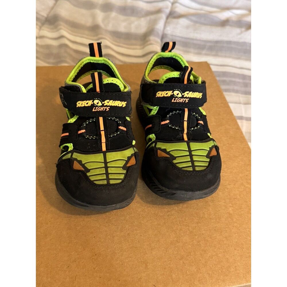 Skechers Toddlers Boy's C-Flex Sandal 2.0 Dino-Rays Sporty Sandals Size:9